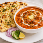 Restaurant-Style Butter Chicken with Soft & Fluffy Butter Naan