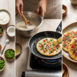 Semolina Uttapam & Coconut Chutney