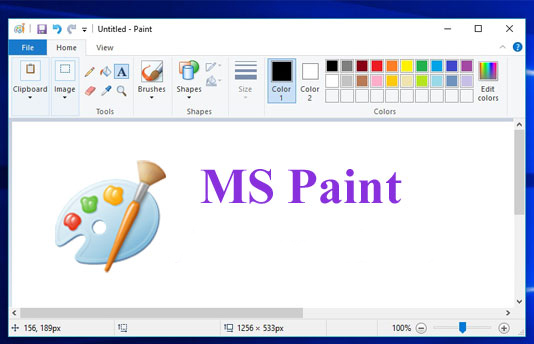 make a gradient in ms paint